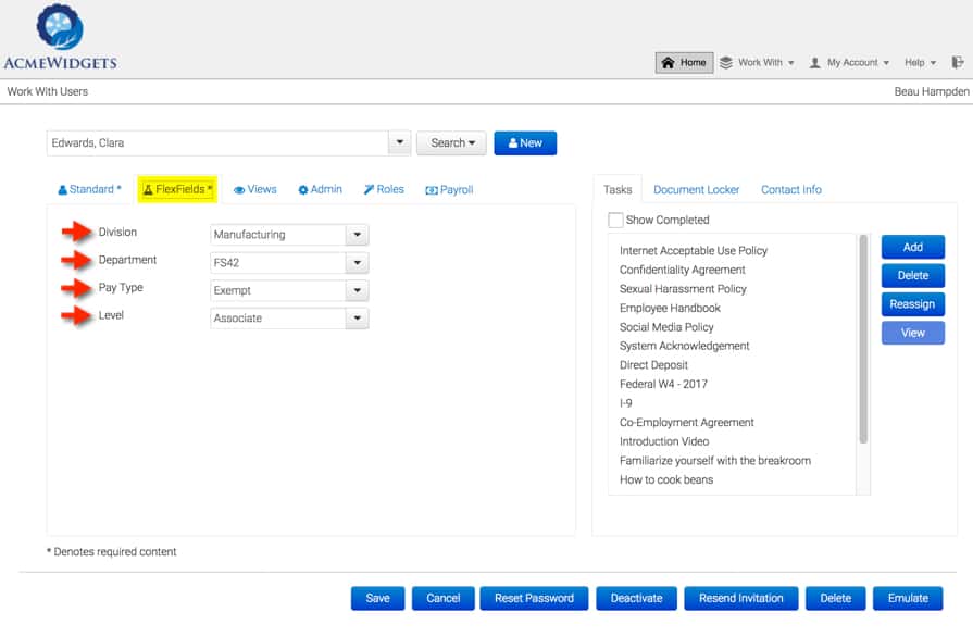 FlexFields | OnboardCentric Employee Onboarding Software | ExactHire